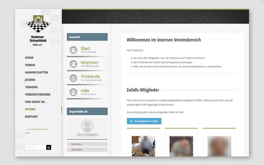 Uedemer Schachklub Webseite