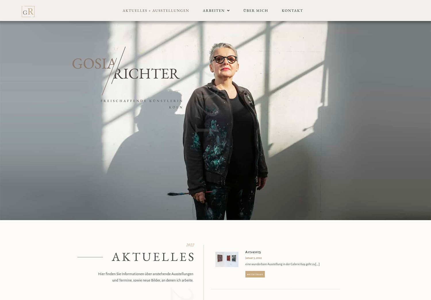 Webseite Gosia Richter
